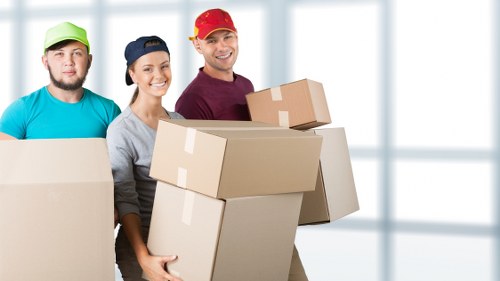 Professional waste clearance team at work in Aldershot